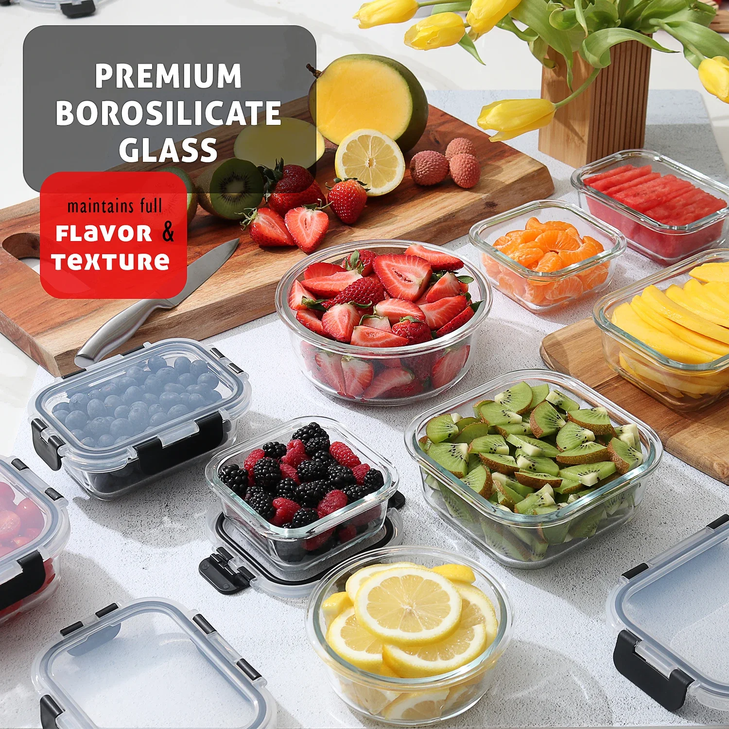 Glass Food Storage Containers  – Glass Meal Prep Container Bewertung und Preis