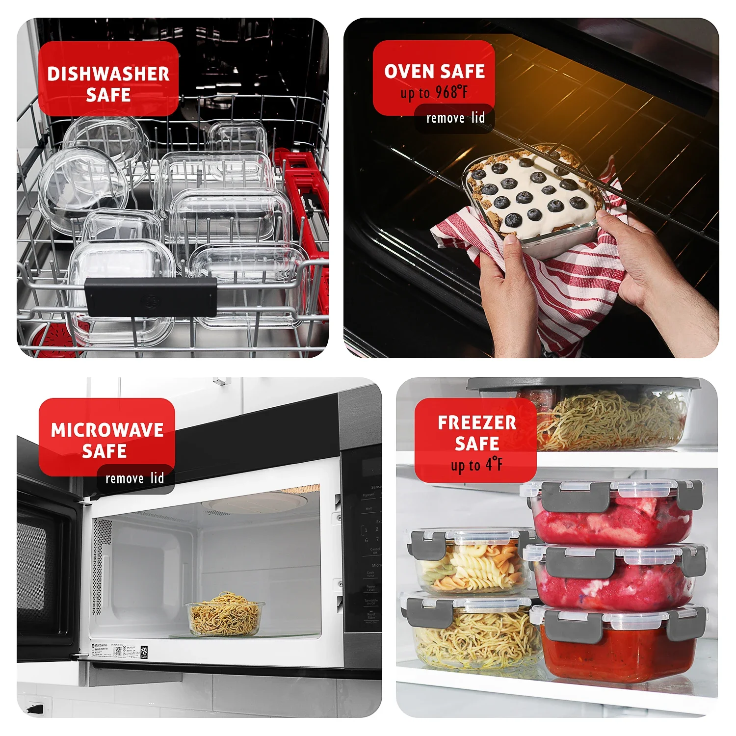 Glass Food Storage Containers  – Glass Meal Prep Container Bewertung und Preis