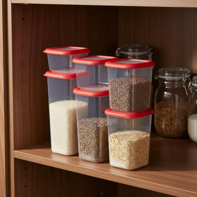 6 Pieces Airtight Food Storage – Food Storage Stackable Containers Bewertung und Preis