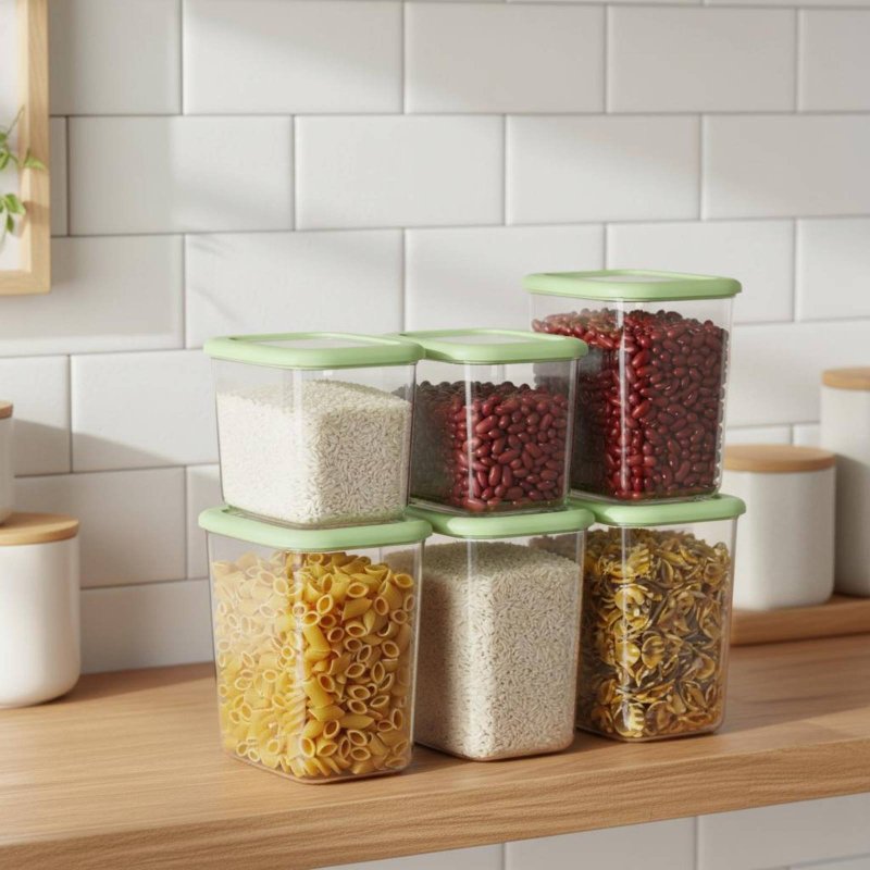 6 Pieces Airtight Food Storage – Food Storage Stackable Containers Bewertung und Preis