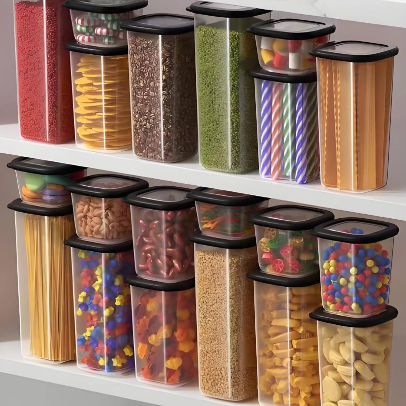 6 Pieces Airtight Food Storage – Food Storage Stackable Containers Bewertung und Preis