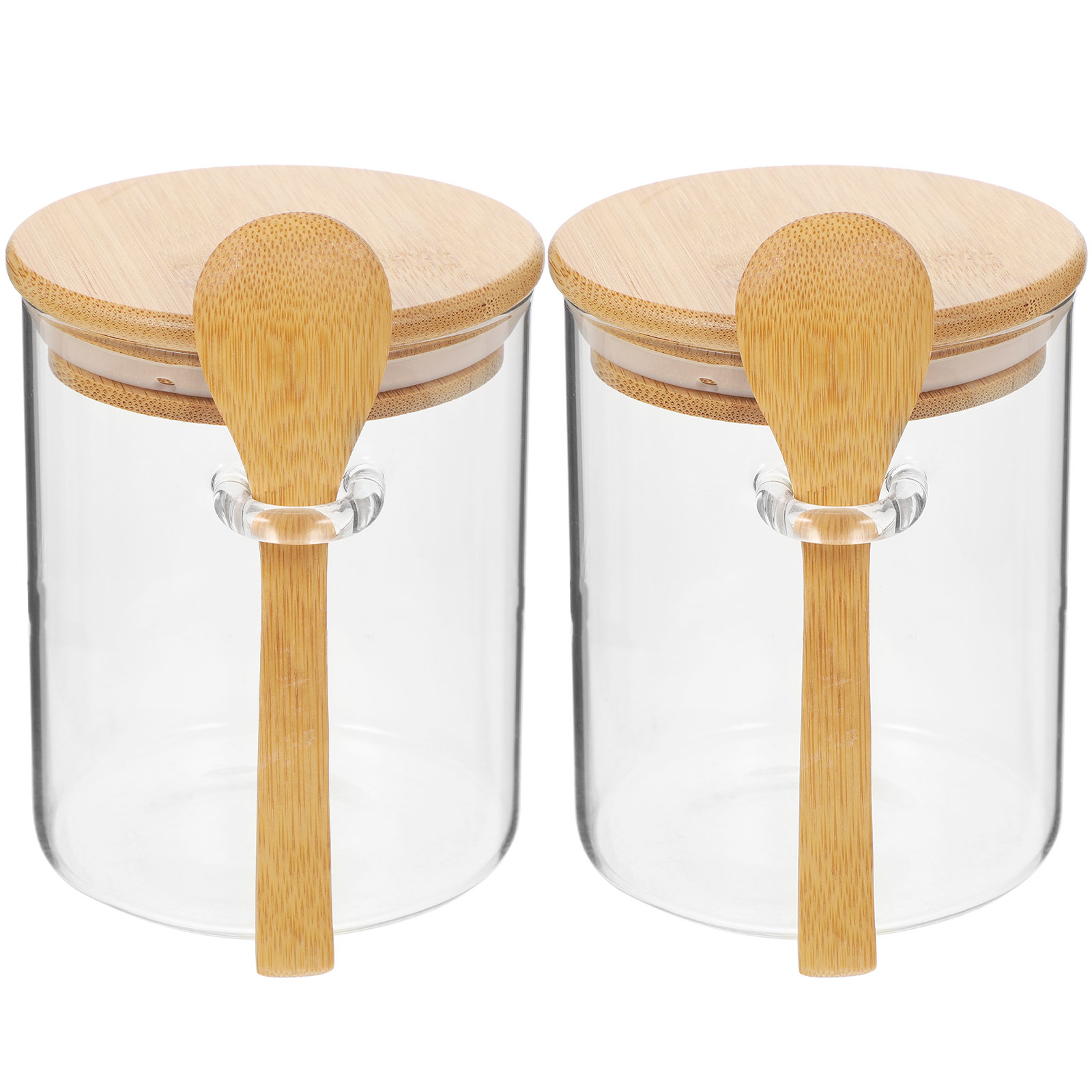 2 Pcs Flour Sugar Storage Cont – Food Storage Glass Jar Bewertung und Preis