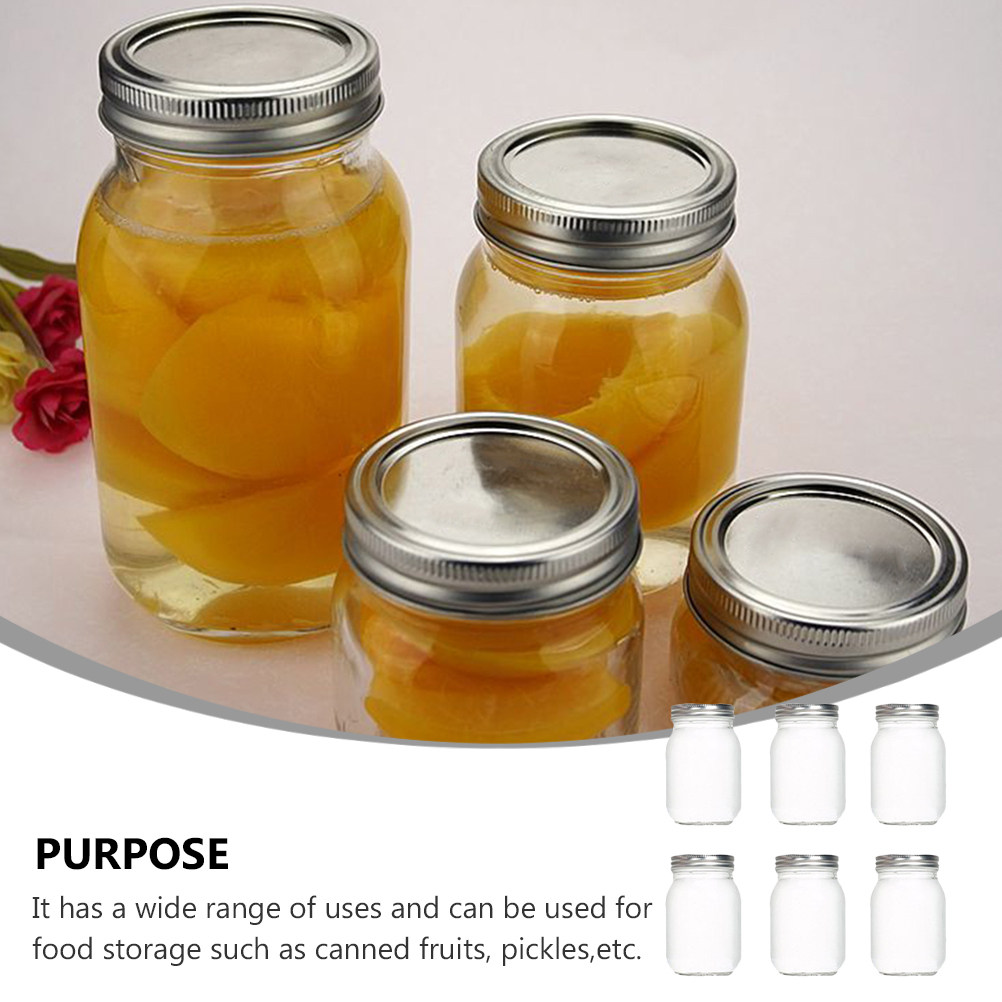 6Pcs Round Glass Food Storage  – Food Storage Glass Jar Bewertung und Preis
