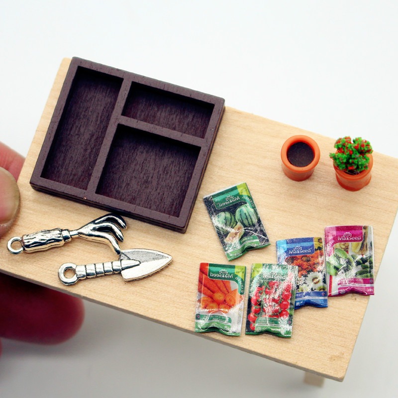 Dollhouse Gardening Wooden Box – Food Storage Plants Bewertung und Preis