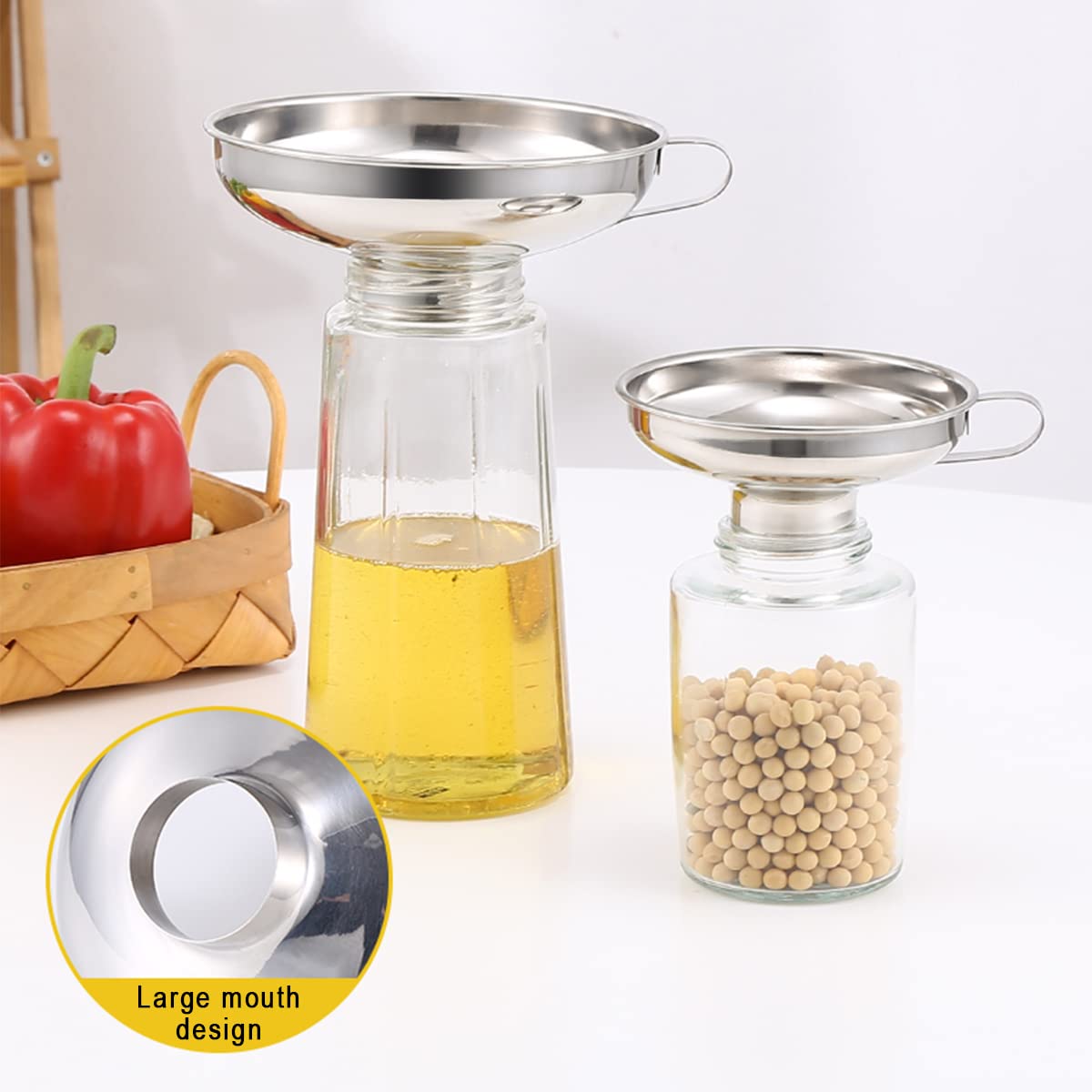 Stainless Steel Funnel Canning – Mason Jar Wide Mouth Bewertung und Preis