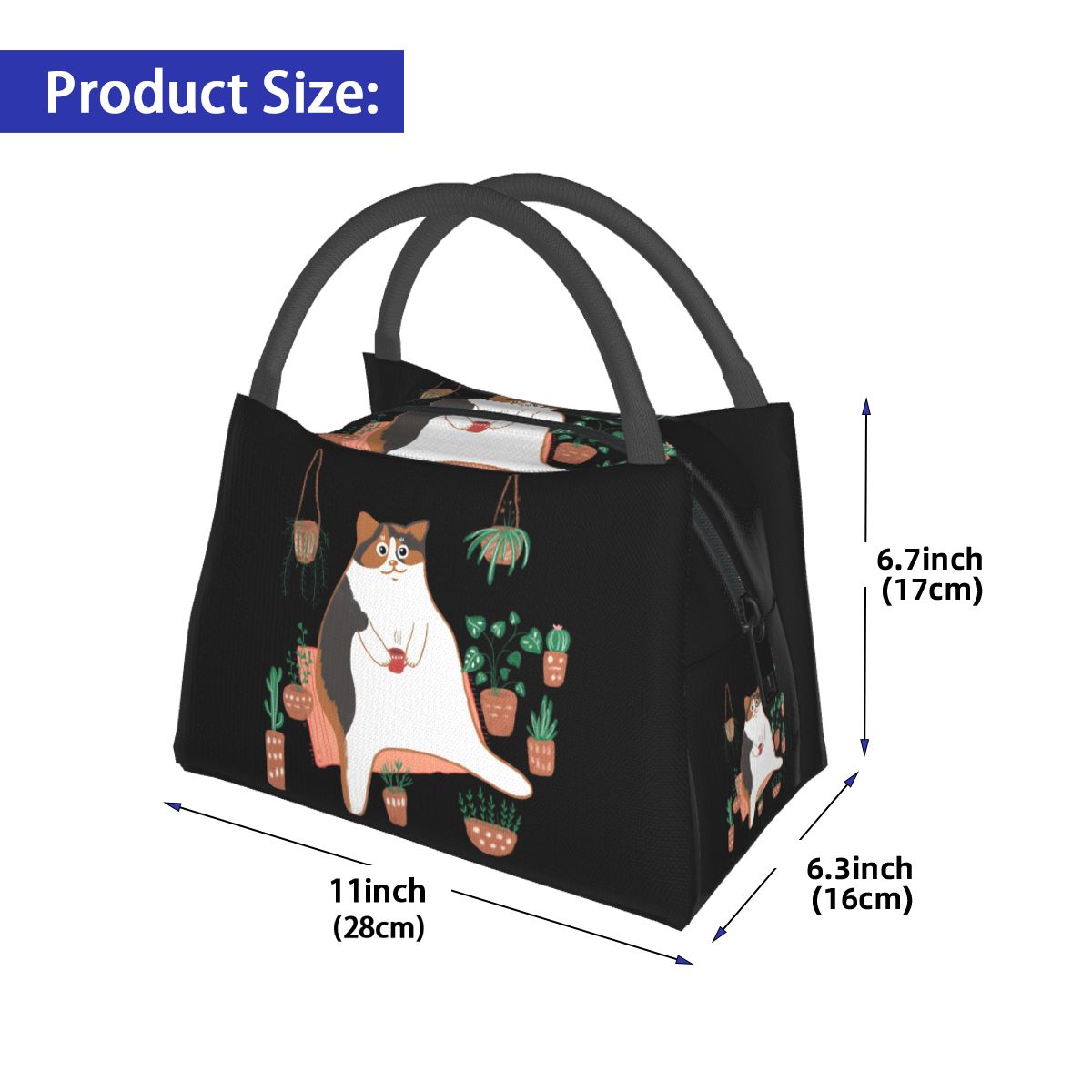 Calico Cat With Pot Plants Cat – Food Storage Moms Bewertung und Preis