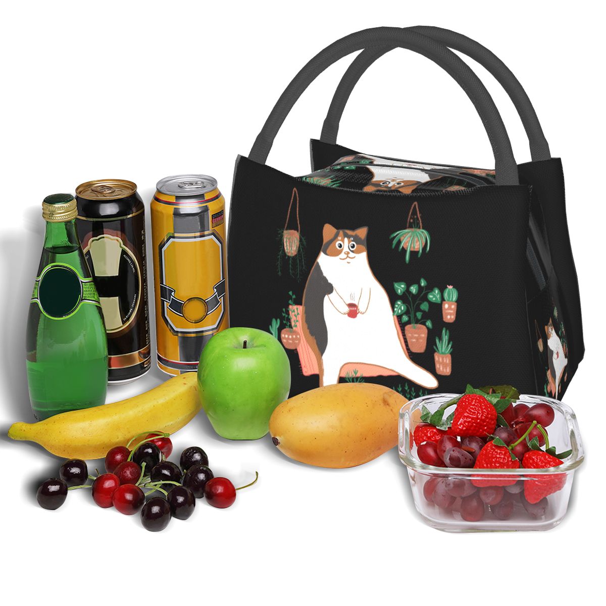 Calico Cat With Pot Plants Cat – Food Storage Moms Bewertung und Preis