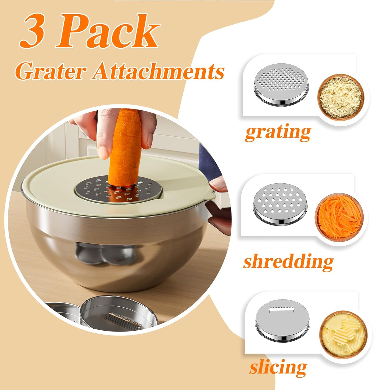 Mixing Bowls with Lids Set 6PC – Food Storage Bowls Bewertung und Preis