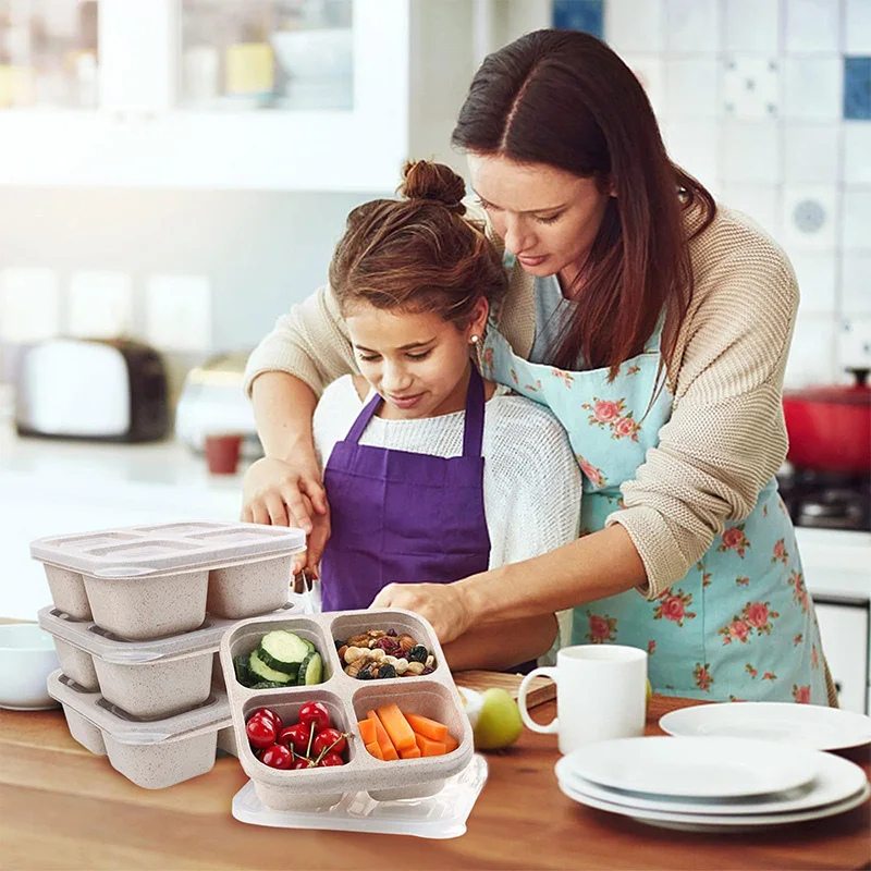 4 Grids Food Storage Box Porta – Food Storage Box Set Bewertung und Preis