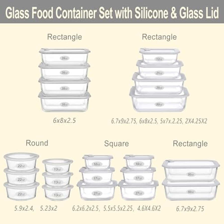 Glass Food Containers with Gla – Food Storage Lidl Bewertung und Preis