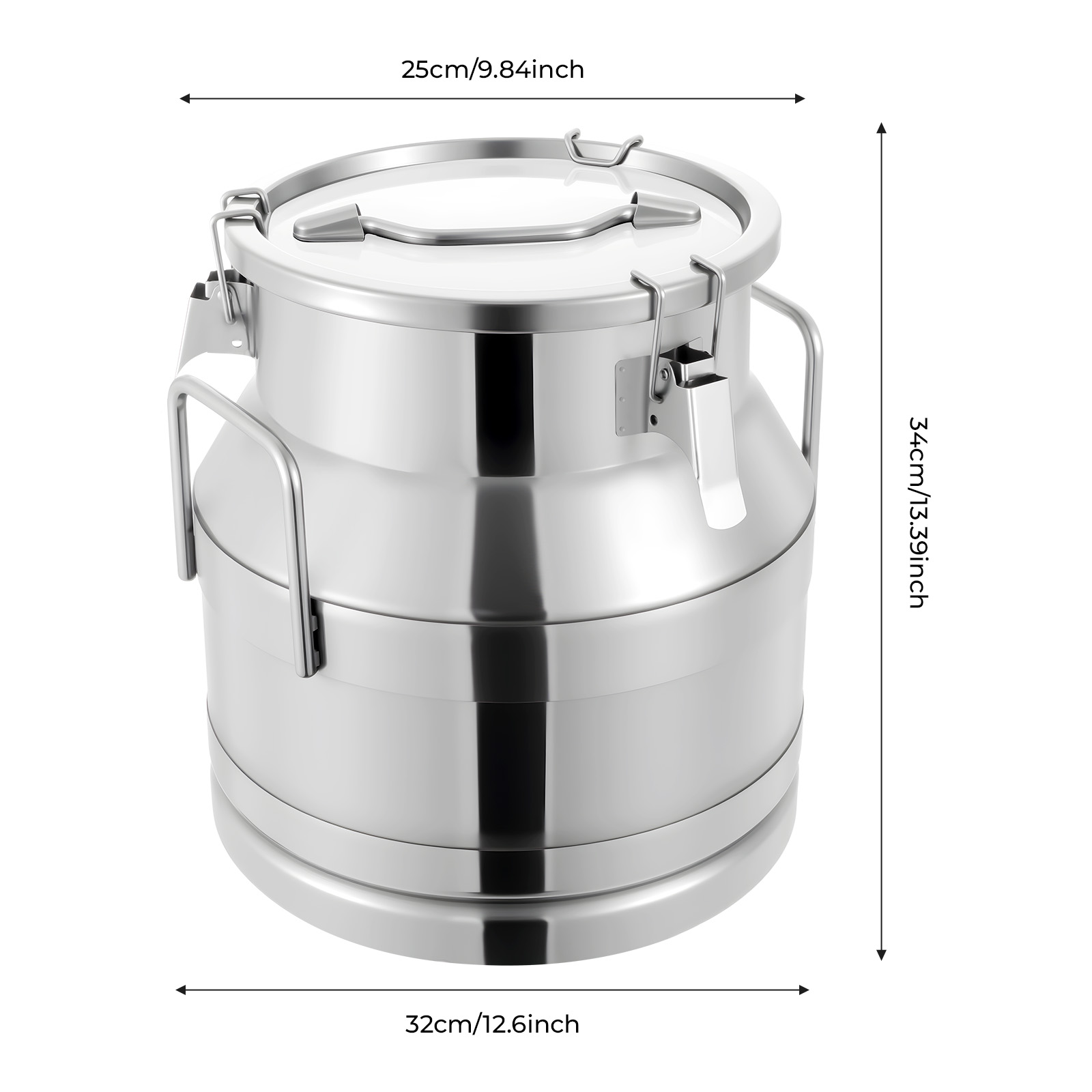 20L Milk Can 201 Non-magnetic  – Food Storage Tank Bewertung und Preis