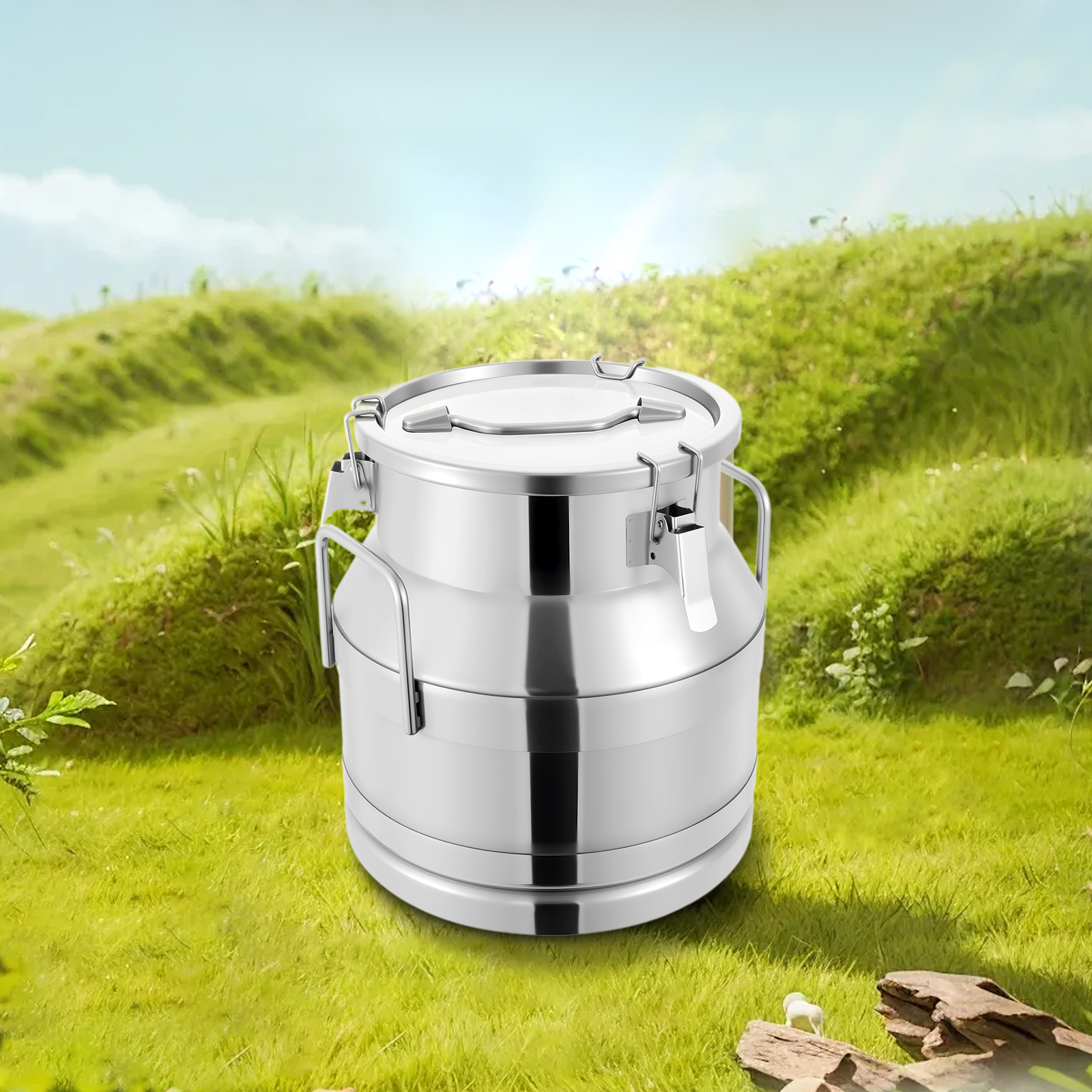 20L Milk Can 201 Non-magnetic  – Food Storage Tank Bewertung und Preis