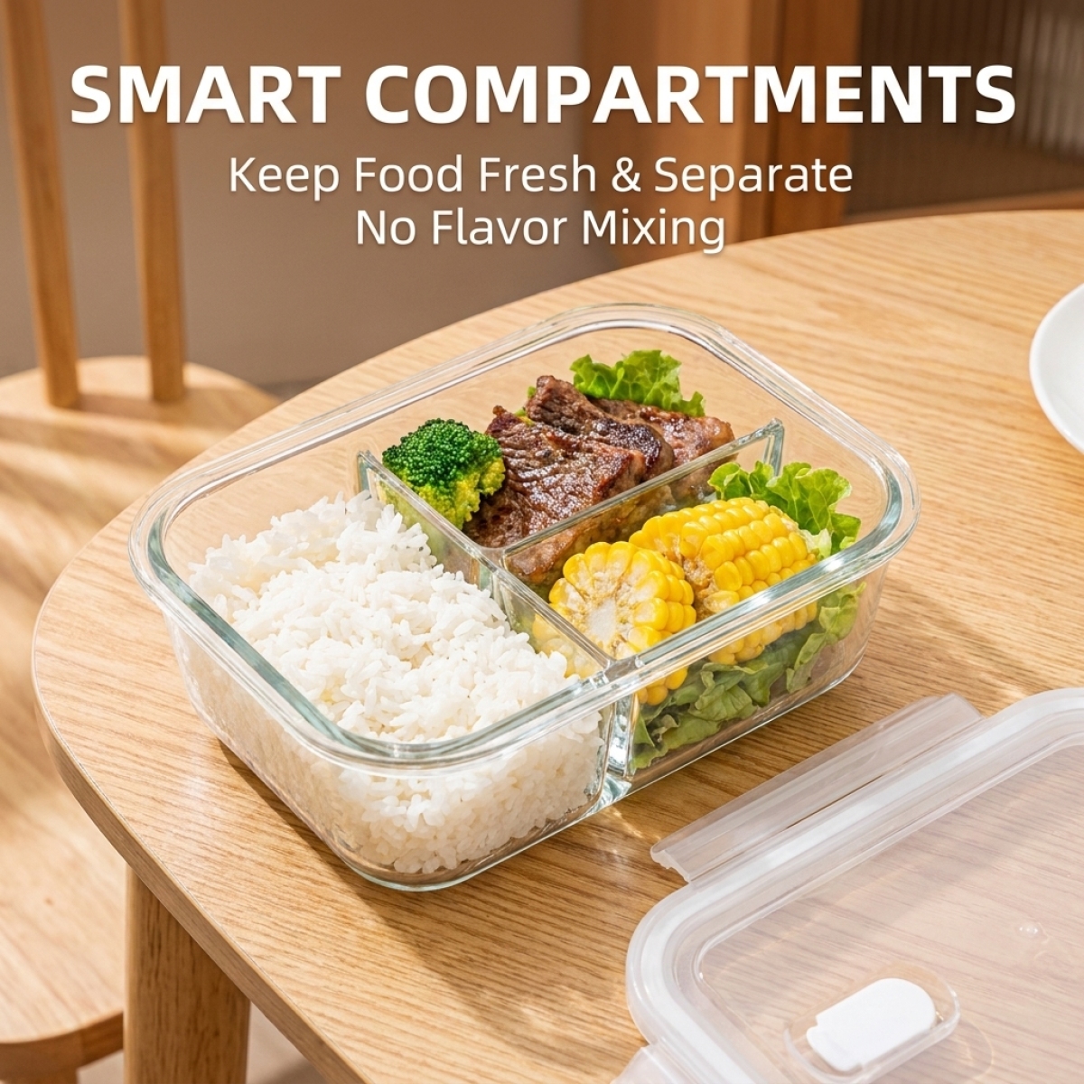 Premium White Glass Food Conta – Glass Meal Prep Container Bewertung und Preis