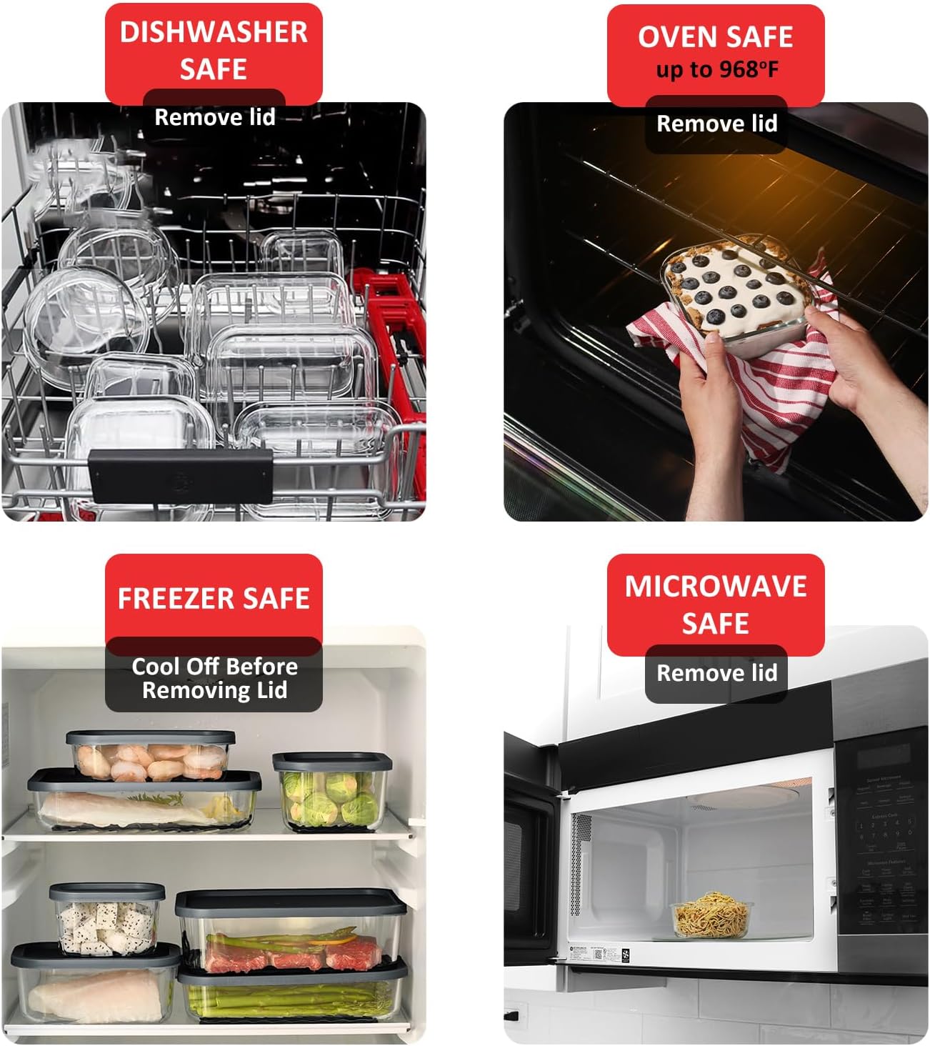 7 Pack Glass Meal Prep Contain – Glass Meal Prep Container Bewertung und Preis
