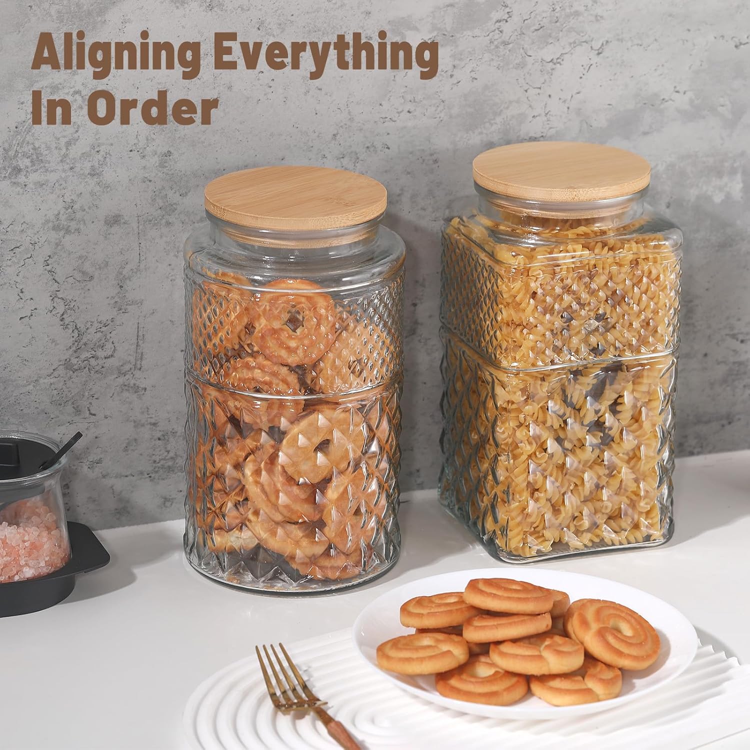 0.7Gallon/2600ml Glass Cookie  – Food Storage Glass Jar Bewertung und Preis