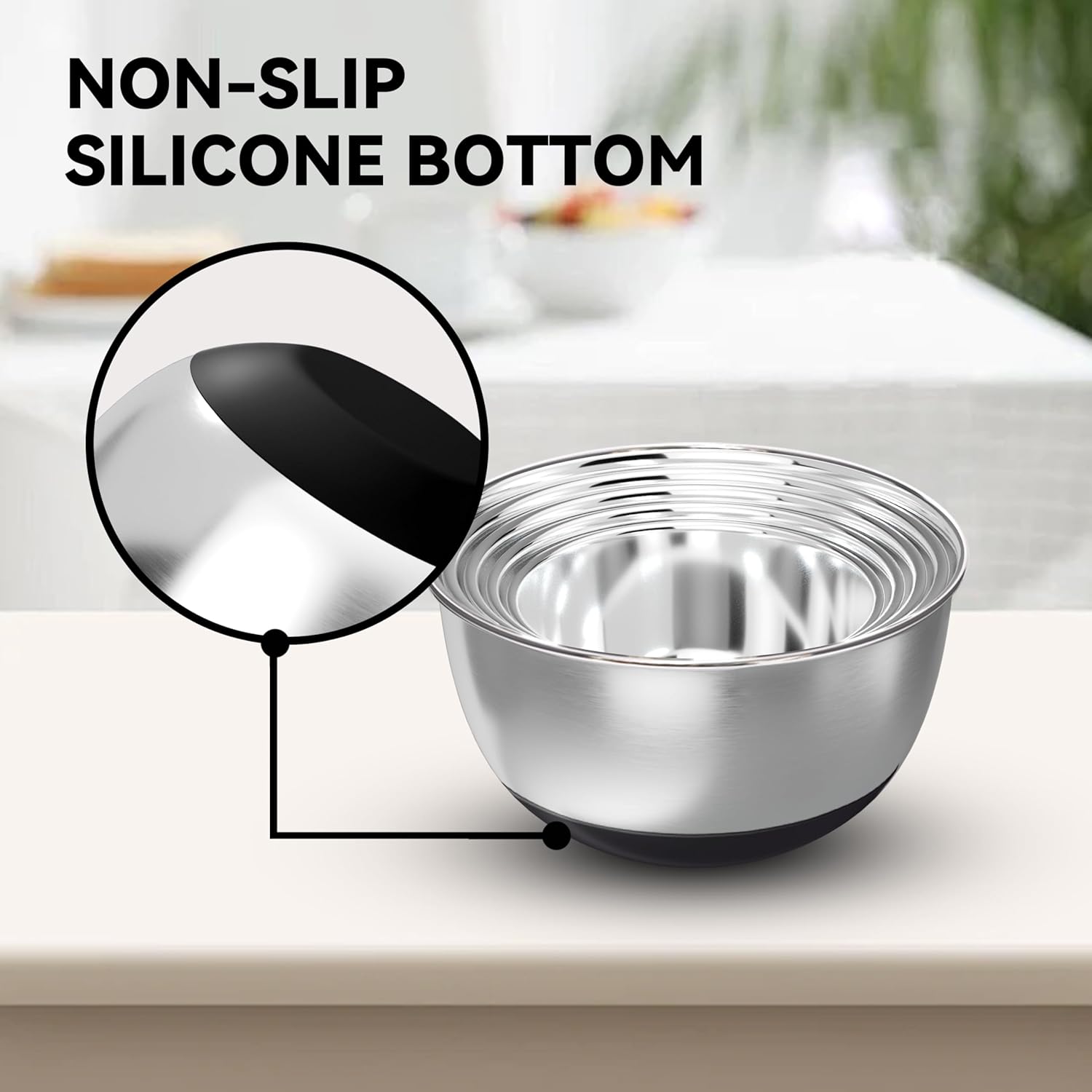 Stainless Steel Mixing Bowls w – Food Storage Bowls Bewertung und Preis