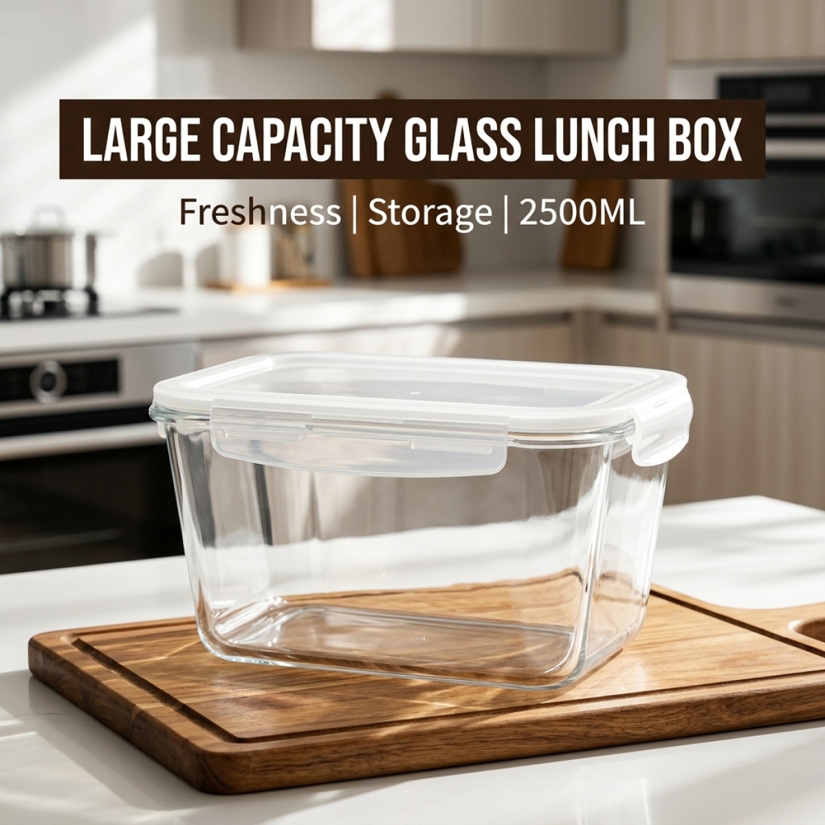Large Capacity Borosilicate Gl – Glass Meal Prep Container Bewertung und Preis