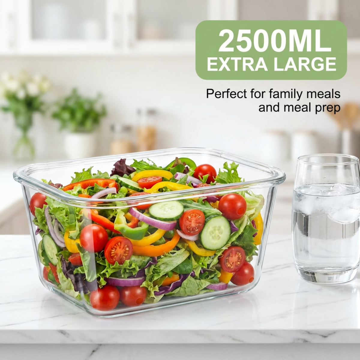 Large Capacity Borosilicate Gl – Glass Meal Prep Container Bewertung und Preis
