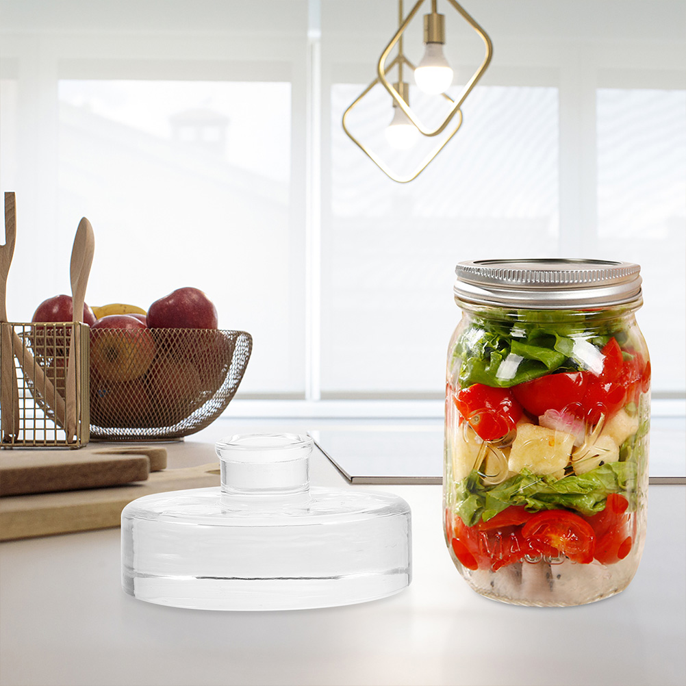 2 Pcs Fermented Glass Weights  – Mason Jar Wide Mouth Bewertung und Preis
