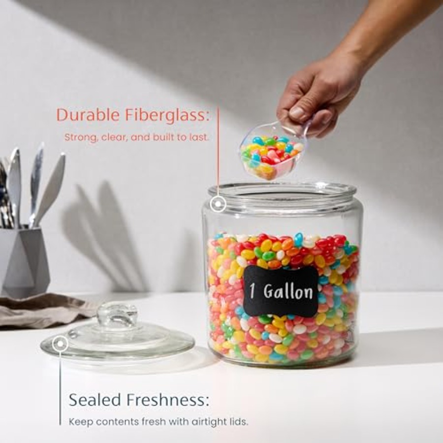 Glass Kitchen Jars Food and Co – Food Storage Glass Jar Bewertung und Preis