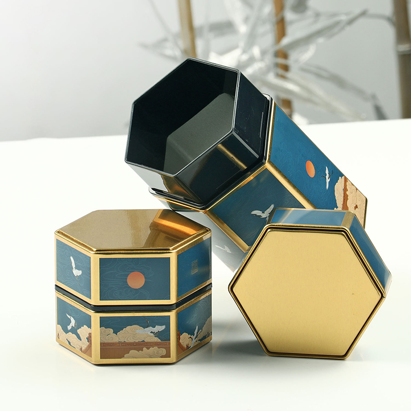 Creative Hexagonal Teapot Tin  – Food Storage Tank Bewertung und Preis