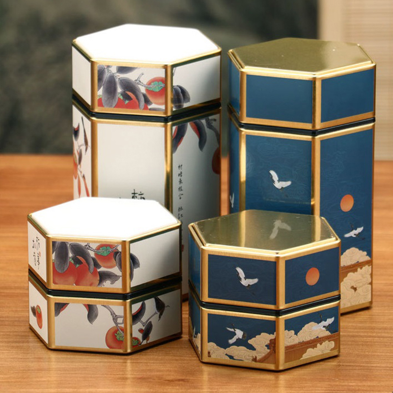 Creative Hexagonal Teapot Tin  – Food Storage Tank Bewertung und Preis