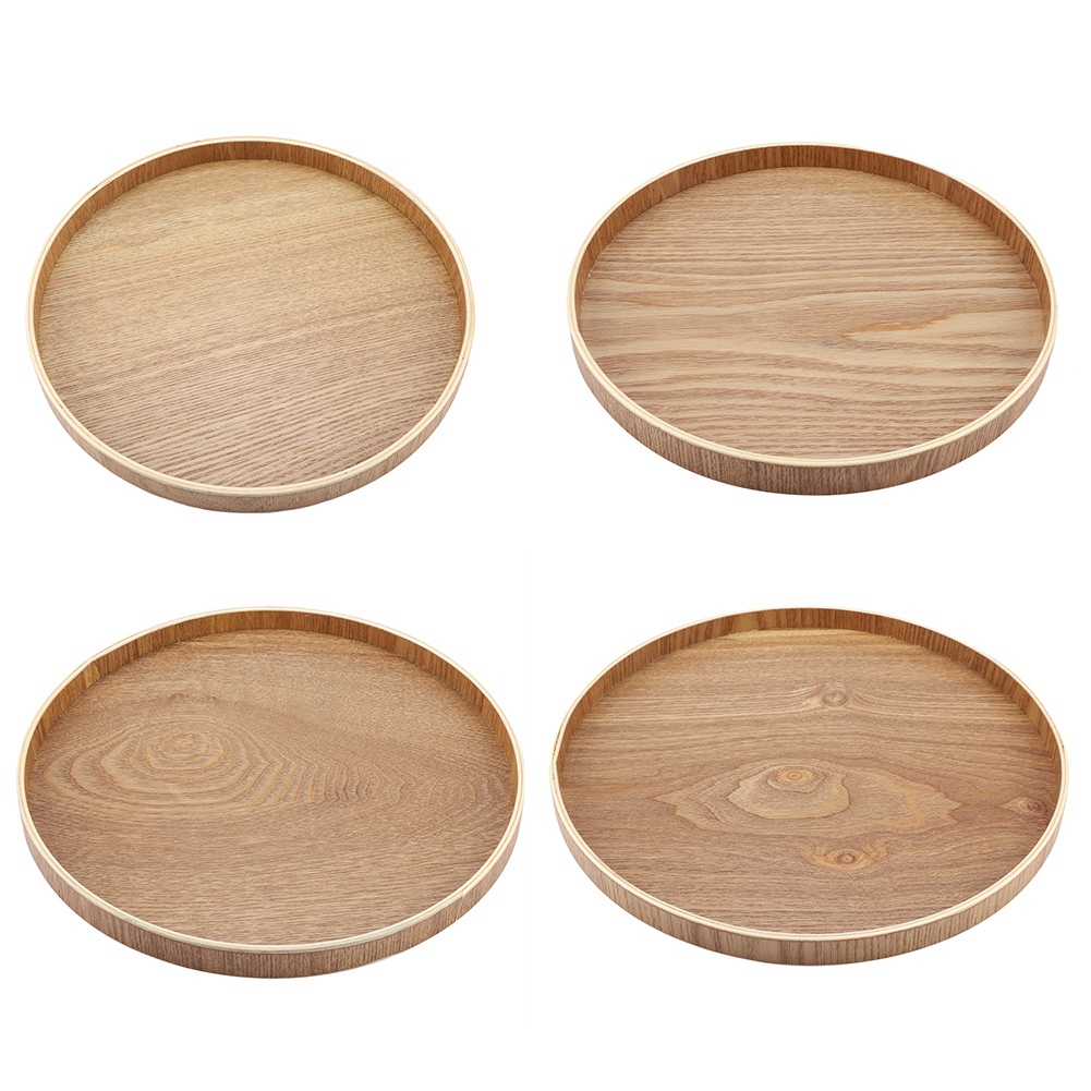 Wooden Serving Tray Tea Plate  – Food Storage Table Bewertung und Preis