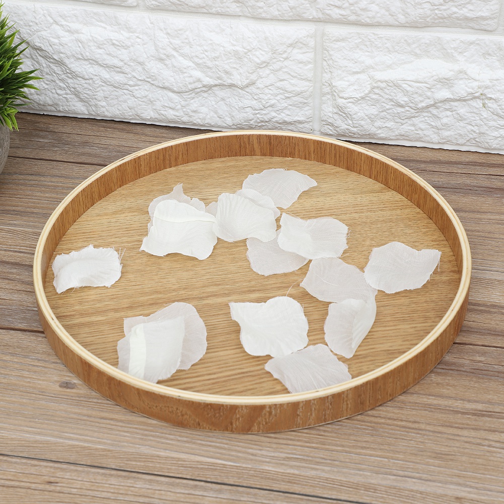 Wooden Serving Tray Tea Plate  – Food Storage Table Bewertung und Preis