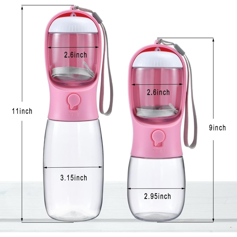Dog Water Bottle with Food Con – Food Storage Moms Bewertung und Preis