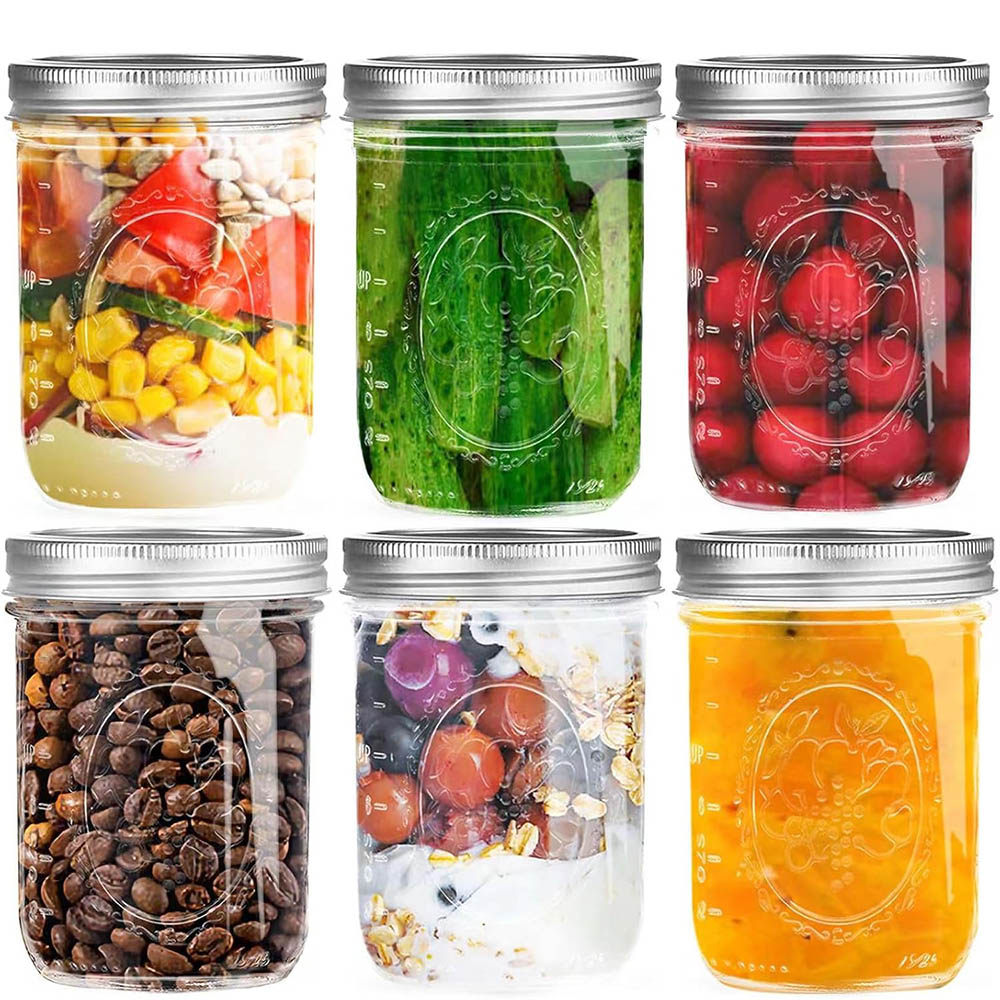 16oz Wide Mouth Mason Jars wit – Mason Jar Wide Mouth Bewertung und Preis