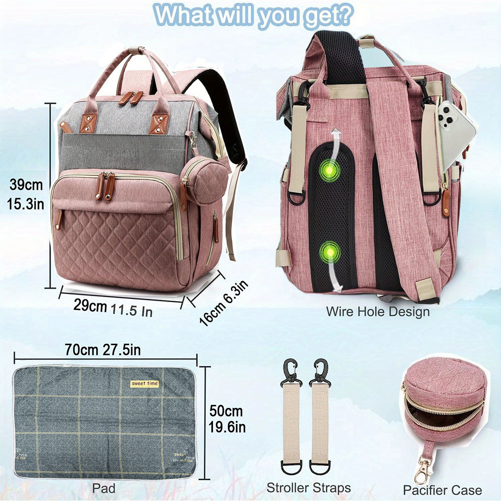 Diaper Bag Backpack Baby Bag,  – Food Storage Moms Bewertung und Preis