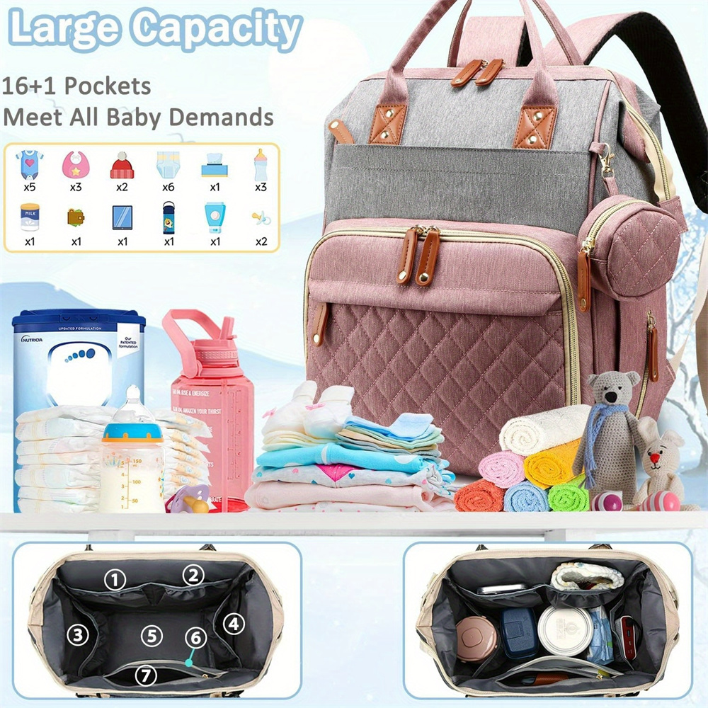 Diaper Bag Backpack Baby Bag,  – Food Storage Moms Bewertung und Preis