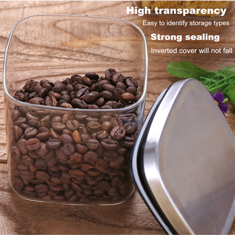 Square Glass Jars With Stainle – Food Storage Lidl Bewertung und Preis