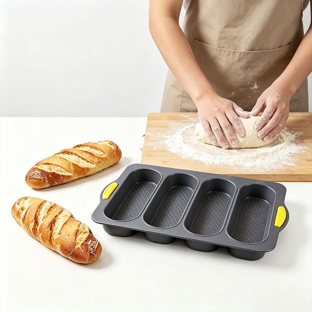 4-Slot Silicone Bread Mold, Fo – Food Storage Table Bewertung und Preis
