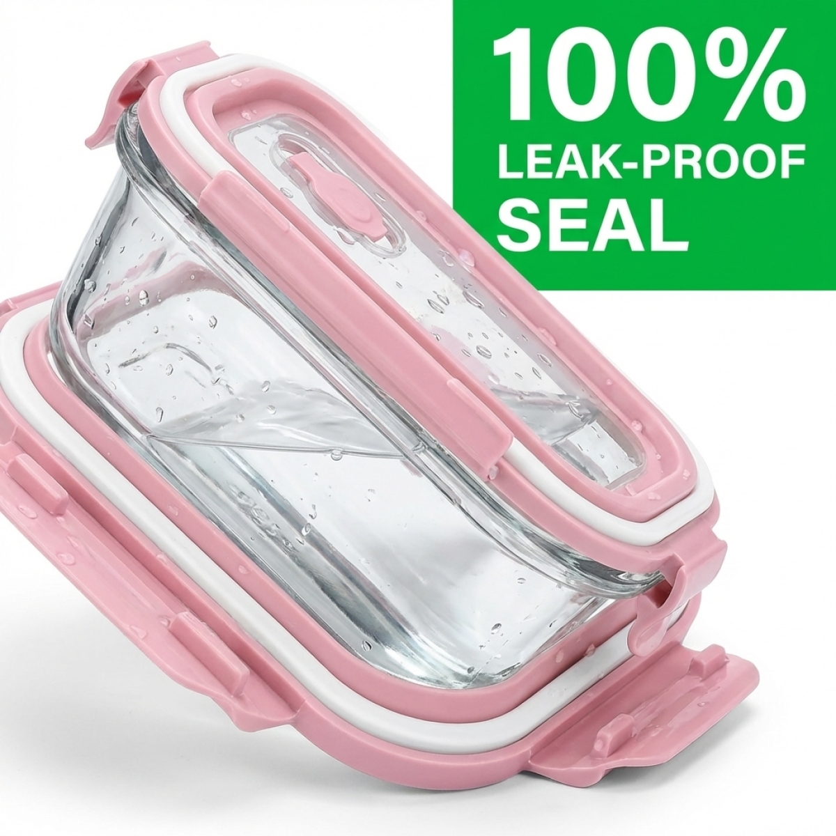 Cute Pink Glass Food Container – Glass Meal Prep Container Bewertung und Preis