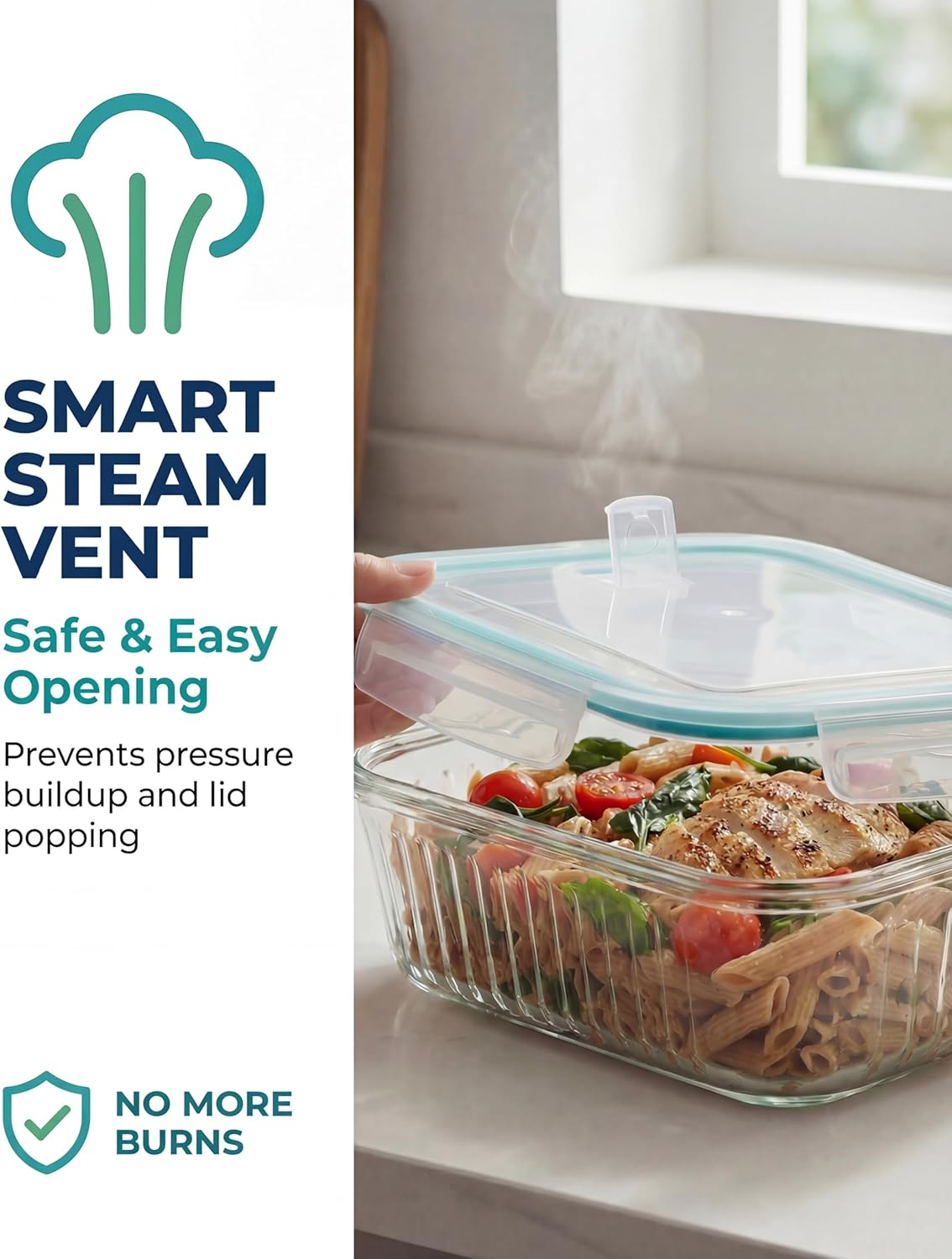 5-Packs, 36 Oz Glass Meal Prep – Glass Meal Prep Container Bewertung und Preis