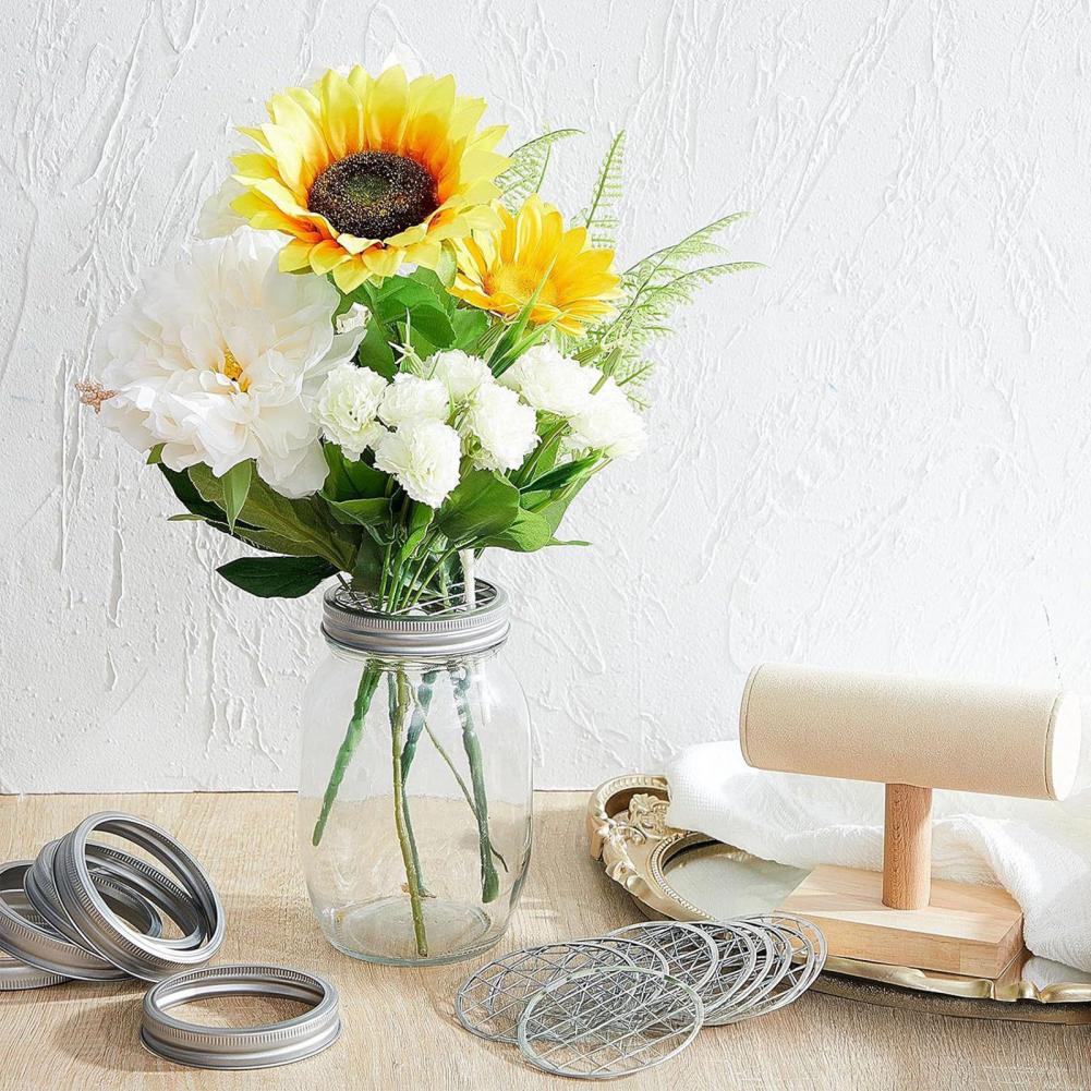 Metal Mason Jar Flower Lid Ins – Mason Jar Wide Mouth Bewertung und Preis