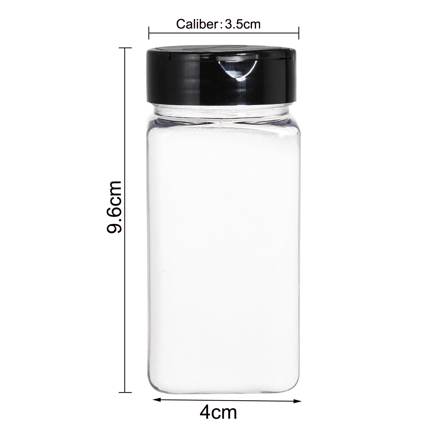 Square Large Plastic Spice Jar – Food Storage Heat Bewertung und Preis