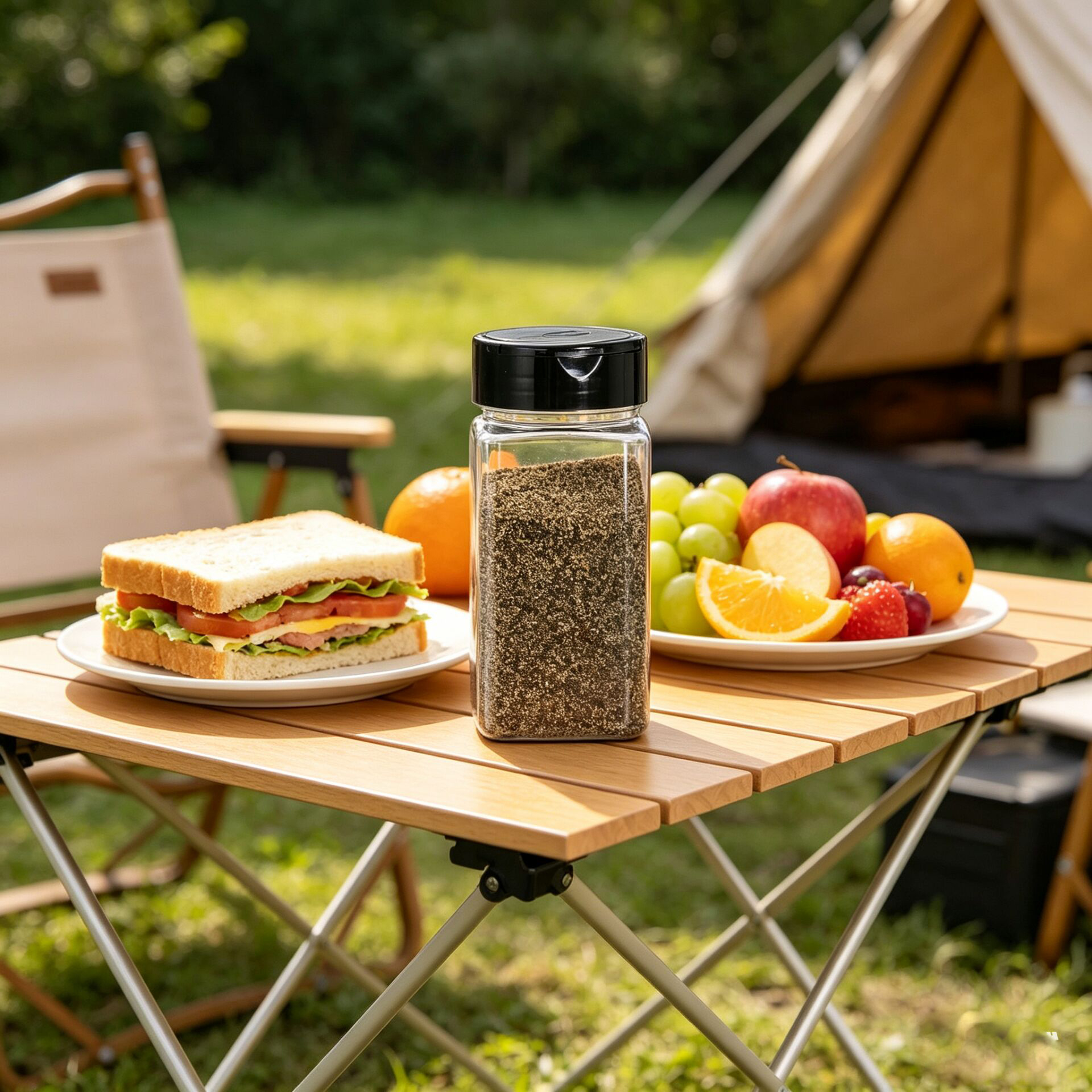 Square Large Plastic Spice Jar – Food Storage Heat Bewertung und Preis