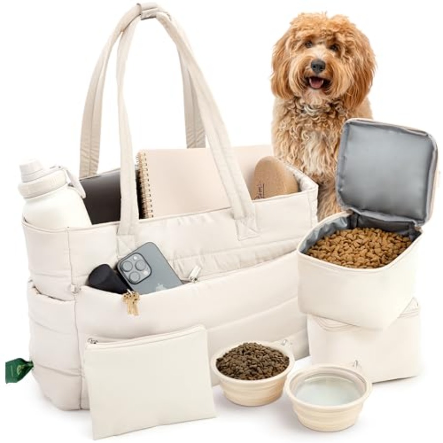 Puffer Dog Travel Bag for Dog  – Food Storage Moms Bewertung und Preis