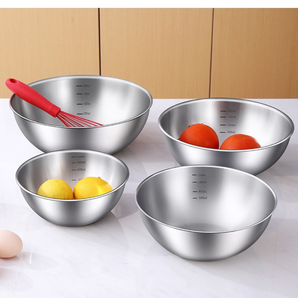3pcs Stainless Steel Bowl Set  – Food Storage Bowls Bewertung und Preis