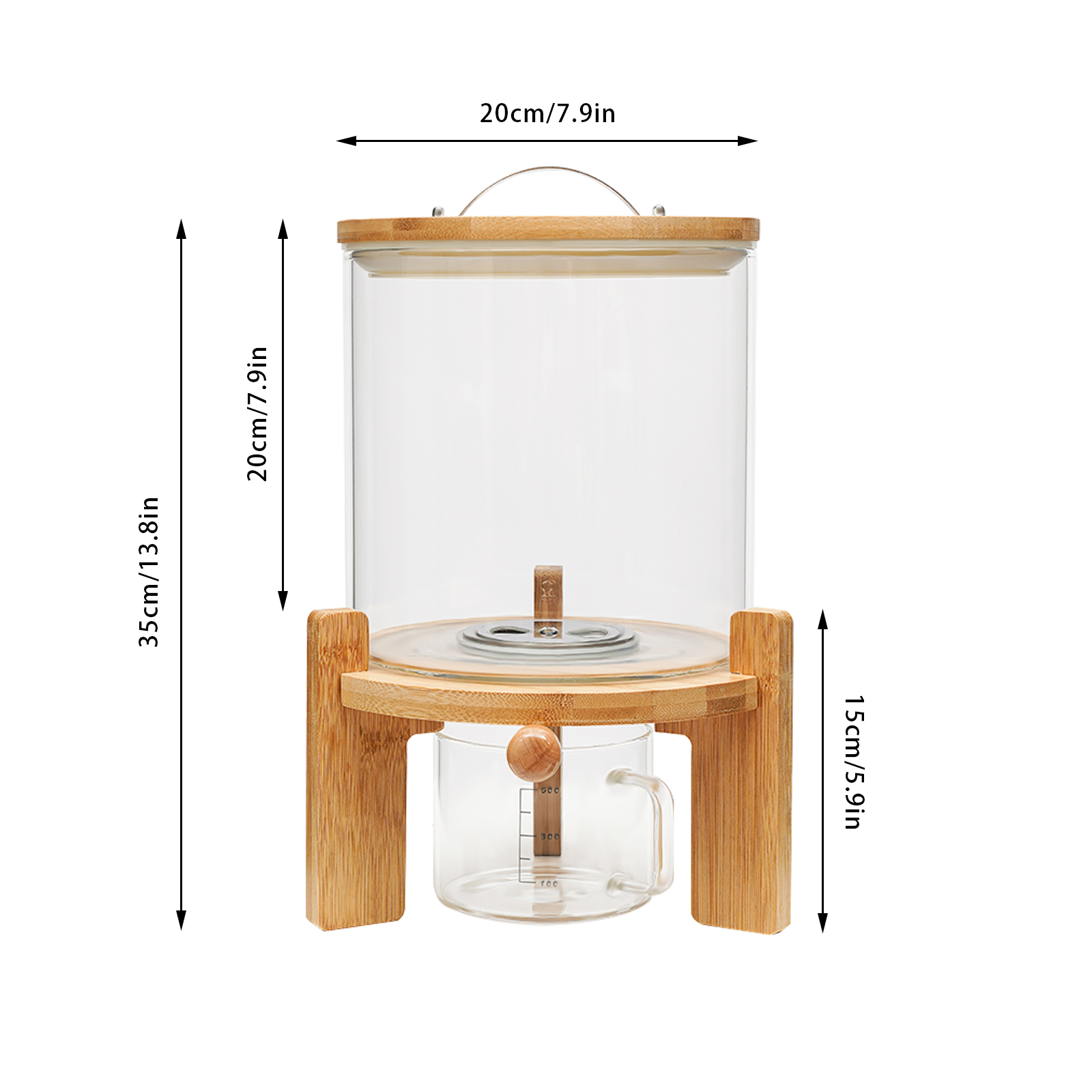 Capacity Airtight Glass Dry Fo – Food Storage Lidl Bewertung und Preis