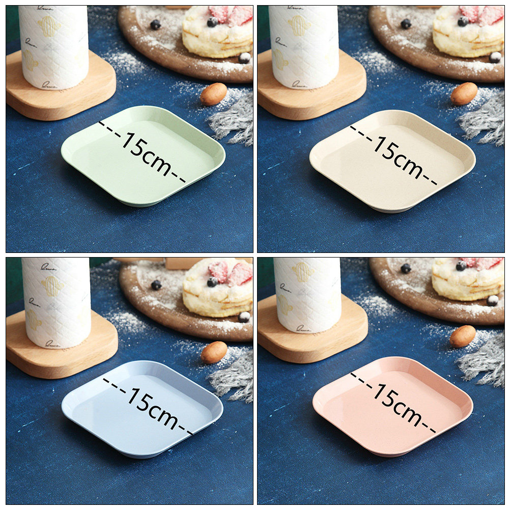 8Pcs Wheat Straw Storage Plate – Food Storage Table Bewertung und Preis