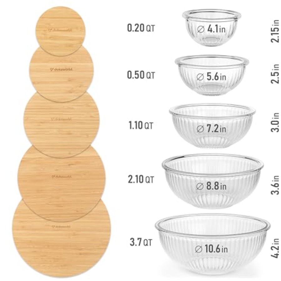 Stackable Space-Saving Set of  – Food Storage Bowls Bewertung und Preis