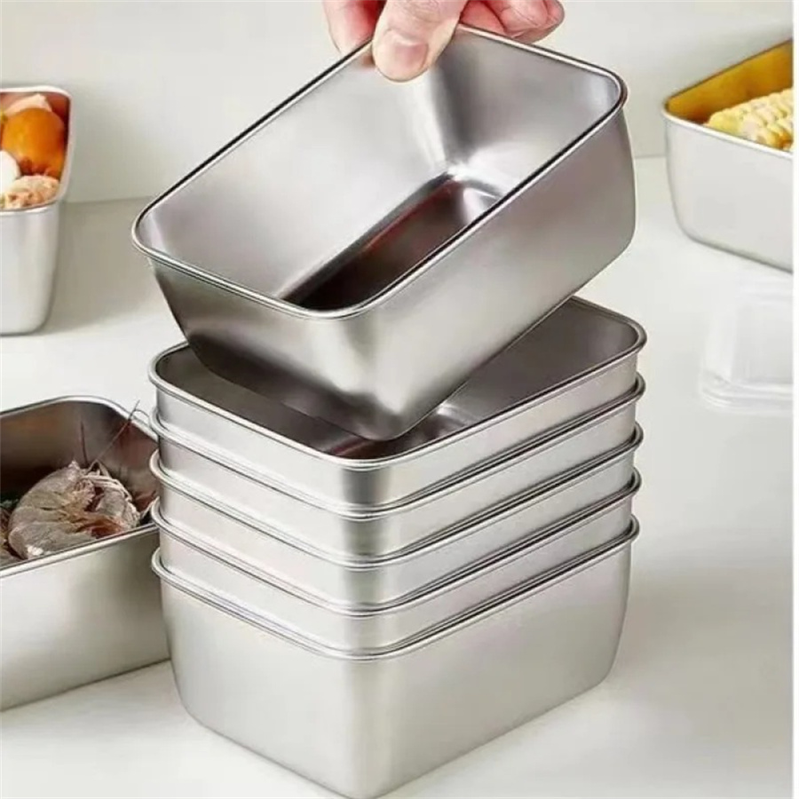 1/3/5pcs Stainless Steel Food  – Food Storage Box Set Bewertung und Preis