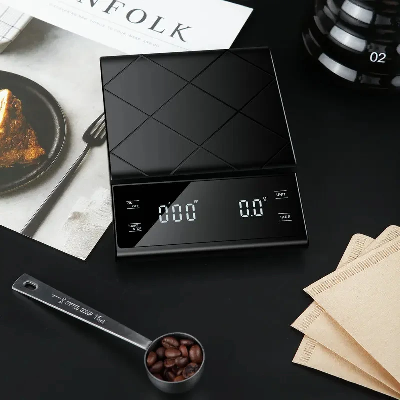 3kg/0.1g Coffee Scale With Tim – Food Storage Table Bewertung und Preis