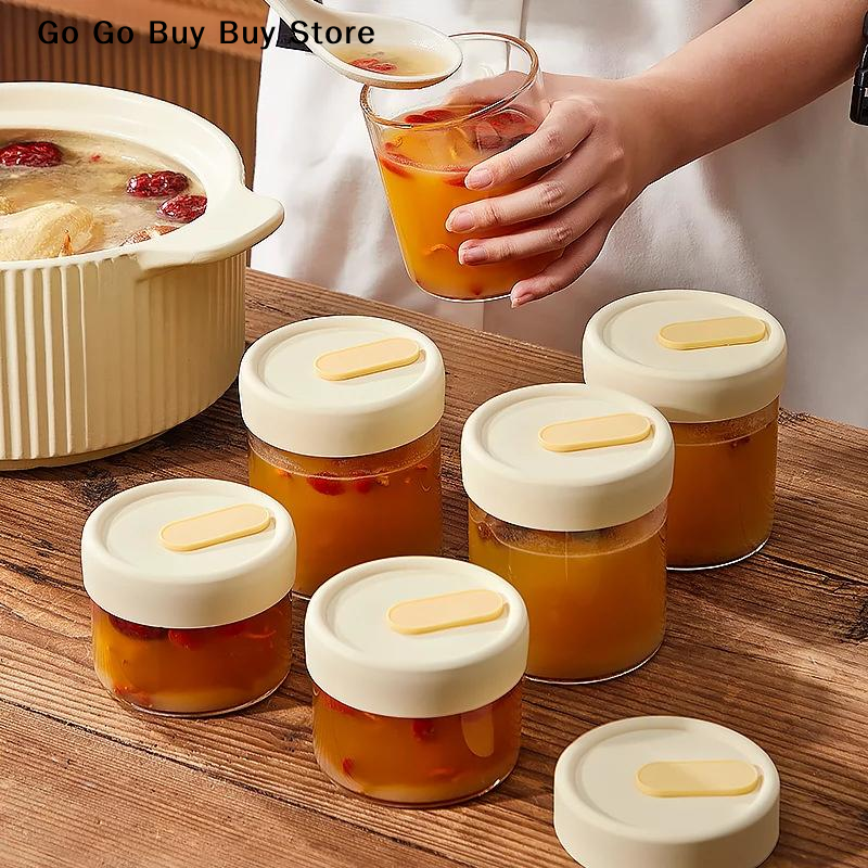 【ST】1Pc 240/400ML Glass Food S – Food Storage Heat Bewertung und Preis
