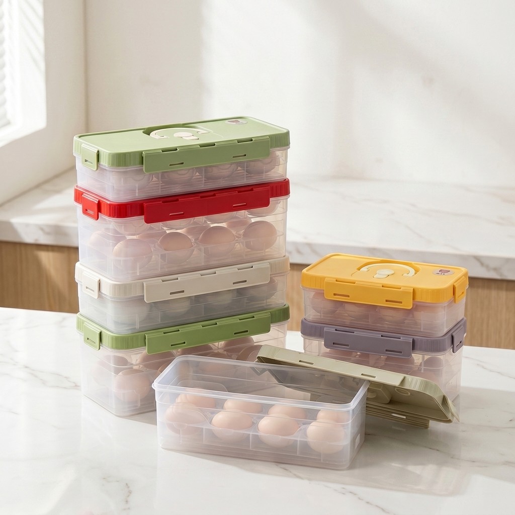 Stackable Egg Storage Box Refr – Food Storage Stackable Containers Bewertung und Preis