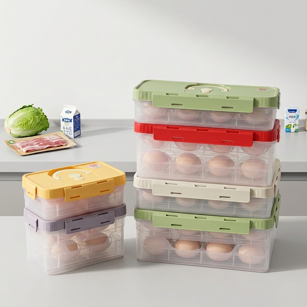 Stackable Egg Storage Box Refr – Food Storage Stackable Containers Bewertung und Preis