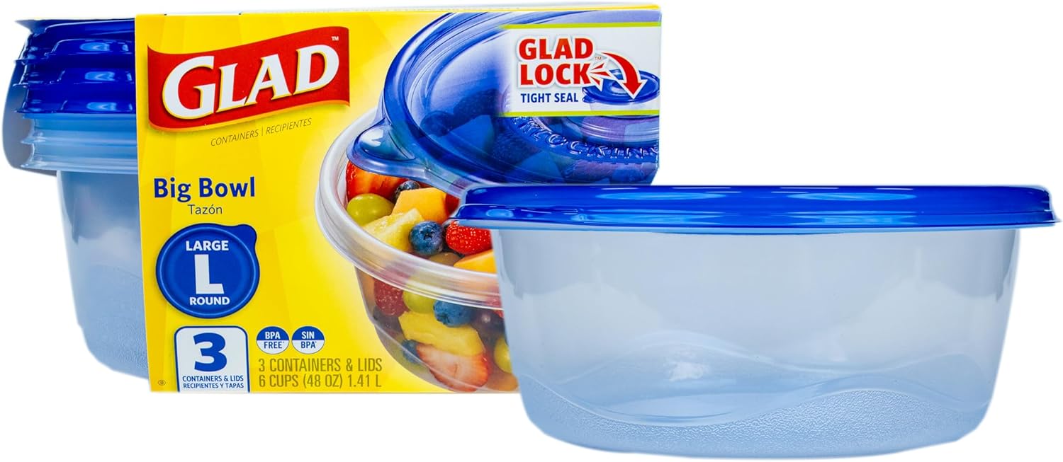 48 oz Round Food Storage Conta – Food Storage Bowls Bewertung und Preis